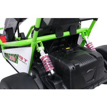 u Gokart na akumulator dla dzieci TORNADO z Funkcją Driftu Zielony DM-108